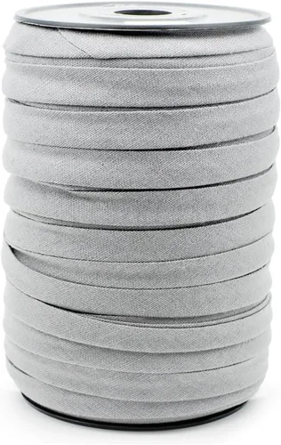 Vista 12 de CRAFTMEMORE Cinta al bies de doble pliegue de 1/2 pulgada, de lino y algodón, hecha en Japón, cinta de encuadernación para costura, dobladillo