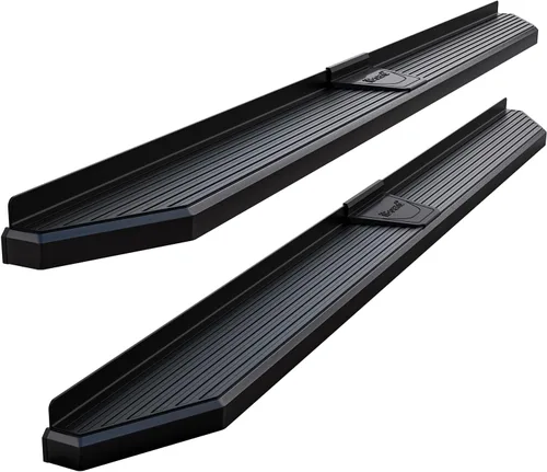 Vista 9 de APS Estribos tipo iBoard compatibles con Ford Ranger Mazda Serie B 1999-2011 Super Cab 4 puertas (requiere perforación)