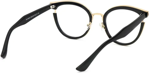 Vista 6 de Zeelool Marco clásico de gafas de ojo de gato con lente transparente sin receta para mujeres ZJGT414068