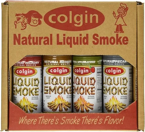 Vista 2 de Colgin Liquid Smoke Bundle – Hickory, Mesquite, Apple, & Pecan Flavors (4 oz each) for Home Cooks and BBQ Enthusiasts Assorted Organic Liquid