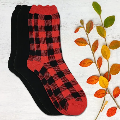 Vista 5 de HOT FEET Thermal Socks for Men 24 Pack, Extreme Cold Boots Socks -Winter Insulated Socks, Cold Weather Size 6-12