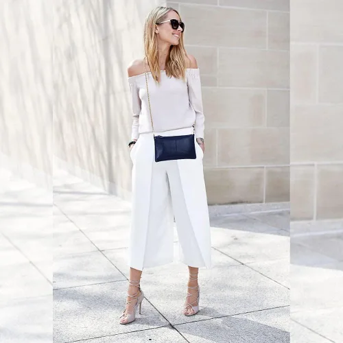 Vista 2 de YALUXE Clutch Wristlet - Cartera de piel auténtica con bloqueo RFID y cadena de hombro