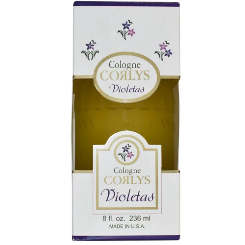 Vista 2 de ELP ESSENTIAL Corlys Colonia Violetas en caja 8 oz