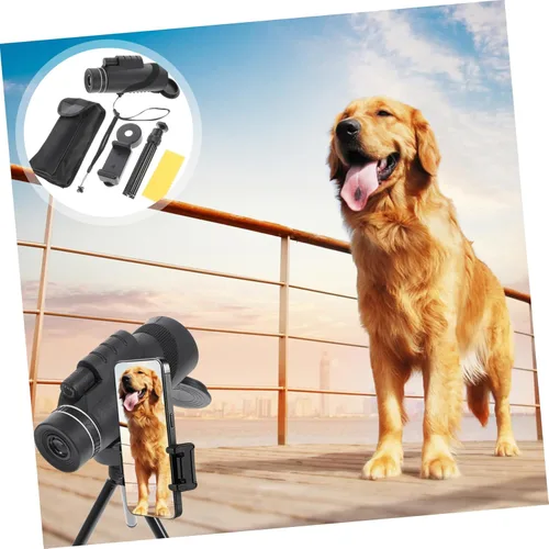 Vista 7 de Hemobllo 3 Sets Spotting Telescope Spyglass for Adults monocular with Tripod high Outdoor monocular Hand held telescopes for Adults monoculars