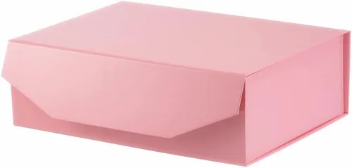 Vista 37 de 5 cajas de regalo rosa con cinta de 9.5 x 7 x 4 pulgadas, caja de regalo resistente con tapa para embalaje de regalo, cajas de almacenamiento
