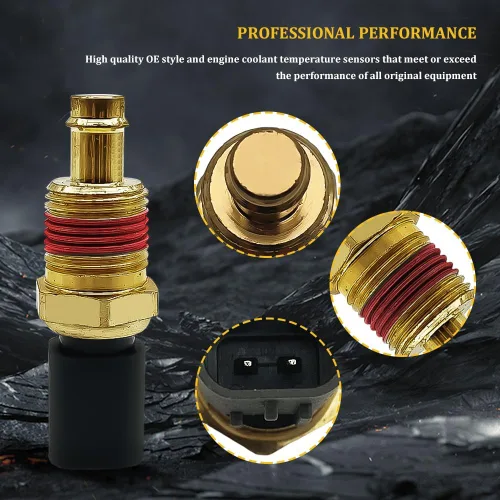 Vista 3 de Sensor de temperatura del refrigerante del motor, sensor de temperatura para automóvil, 5149077AB Sensores de temperatura de refrigerante