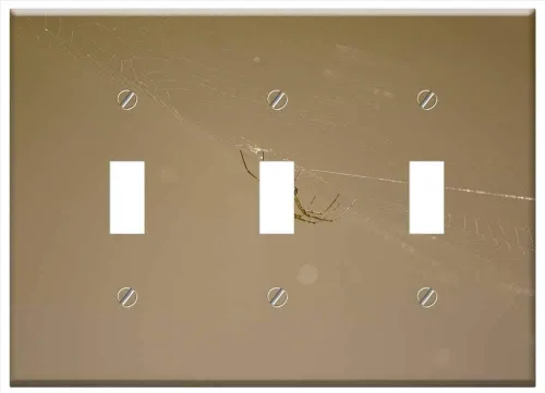 Switch Plate Triple Toggle - Nature Insects Cocora Quindio Colombia