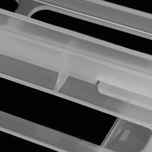 Vista 3 de Divisor de puerta lateral ajustable para refrigerador, tablero de partición de alimentos multifunción para almacenamiento organizado, fácil