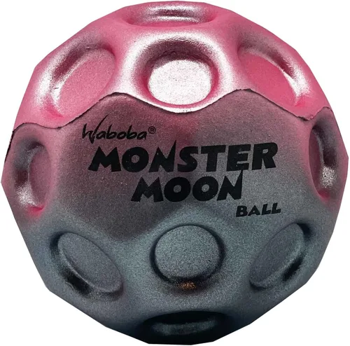 Vista 3 de Waboba Monster Moon Ball - La nueva pelota súper rebotadora más grande - Scarlet Rush