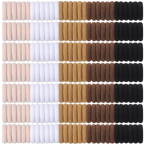 Vista 11 de Jollybows 300 ligas elásticas para el pelo de bebé, accesorios para el cabello para niñas, bandas pequeñas de nailon para el pelo para niños