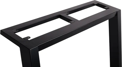 Vista 2 de 2 x 28 patas para mesa de comedor, patas de mesa de acero negro, patas de mesa de oficina, patas de escritorio de computadora, patas de mesa