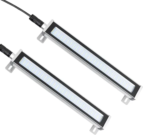 2 Pack Industrial Machine Tube Light LED 20W CNC Machine Work Lighting IP67 Dustproof Waterproof Explosion Proof Uplight AC 110V-220V 120V 230V