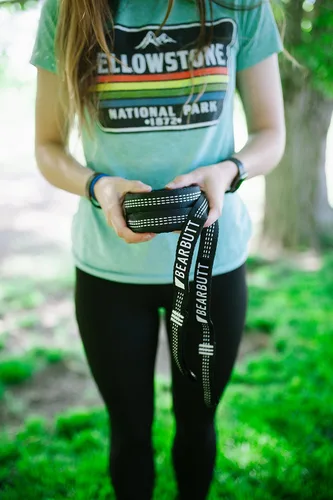 Vista 9 de Bear Butt Kodiak - Correas de hamaca para árboles, 20 pies de largo, 40 bucles combinados, soporta 1000 libras, accesorios de campamento