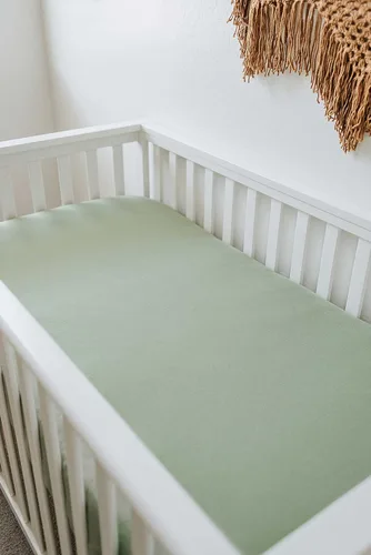 Vista 14 de SheetWorld - Sábana bajera ajustable para moisés Breeze Plus de 4moms, 22 x 28.5 pulgadas, camiseta 100% algodón, hipoalergénica, suave como