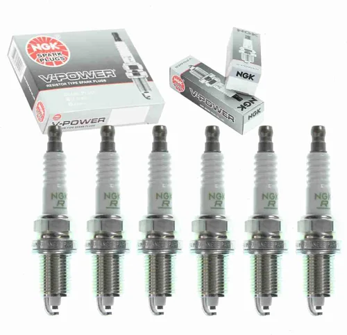 6 piezas de bujías NGK V-Power compatibles con Jeep Liberty 3.7L V6 2002-2012