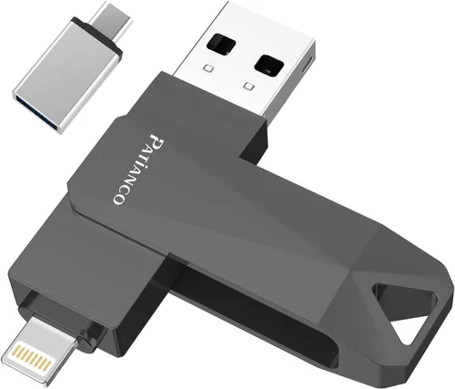 Vista 8 de Unidad flash USB para iPhone de 512 GB con certificación MFi de Apple, unidad de pulgar para iPhone, memoria para iPad/iPhone/computadora, disco