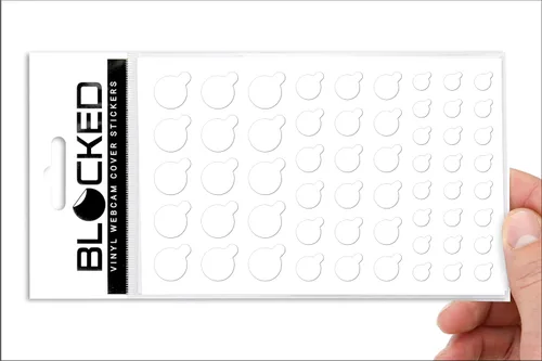 Vista 16 de Cubiertas de vinilo para cámara web/cámara apilables 57 pegatinas con pestañas de baja adherencia para cámara web reutilizables Múltiples