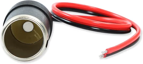 Vista 5 de ELECTOP Cargador de Coche para Encendedor de Cigarrillos, Conector Hembra, Cable de Adaptador