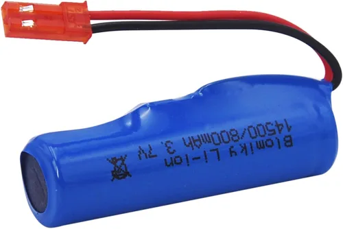 Vista 7 de Blomiky 3.7 V 500 mAh batería recargable de iones de litio con enchufe JST y cable USB para Huina 1337 1338 RC construcción camiones /1337 JST