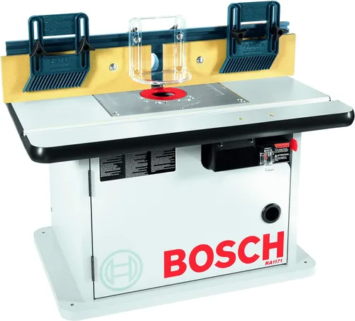 Vista 5 de BOSCH Kit combinado de herramientas de enrutador de madera 1617EVSPK con mesa de enrutador RA1171