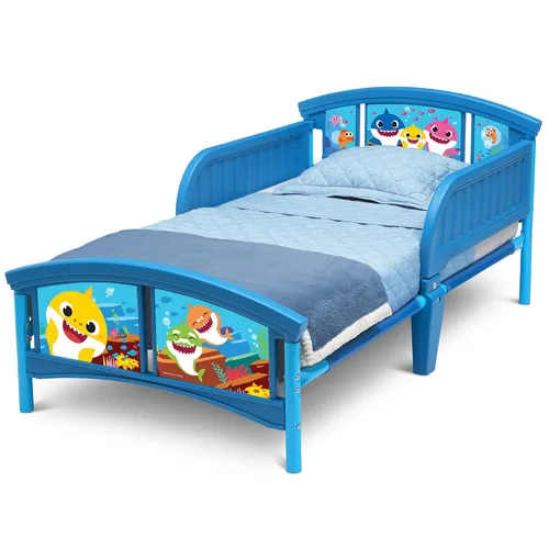 Vista 3 de Delta Children Cama infantil de plástico, Baby Shark
