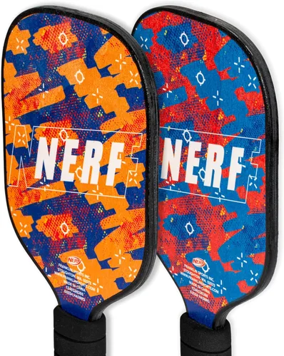 Vista 7 de NERF - Juego de pickleball de mesa, mini juego de pickleball de mesa, red retráctil de hasta 5 pies, se adapta a la mayoría de mesas