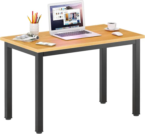 Vista 153 de DlandHome Escritorio pequeño para computadora de 31.5 pulgadas, mesa de escritura para espacios pequeños, mesa de estudio, escritorio para Negro