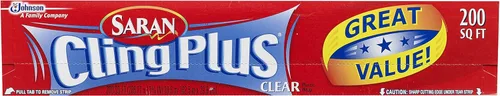 Saran Cling Plus - Envoltorio de plástico, 200 metros cuadrados
