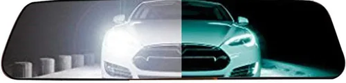 2 piezas de película antirreflejos para espejo retrovisor de automóvil, membrana para espejo retrovisor interior, adhesivo antiarañazos, película