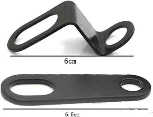 Vista 2 de 2 soportes universales para lámpara de señal de giro para motocicleta, soportes universales de montaje de amortiguador, abrazaderas de oreja