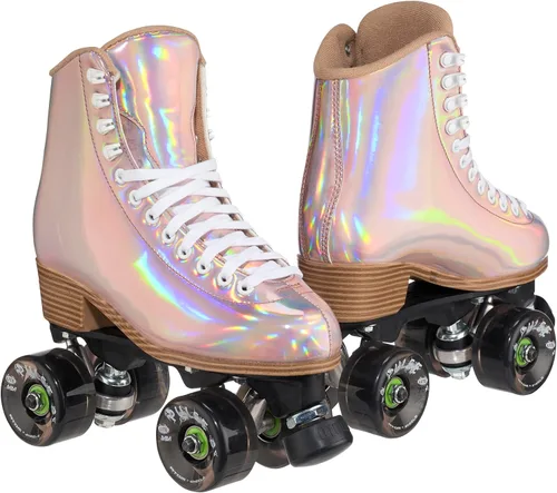 Vista 6 de Jackson - Evo Viper - Patines para exteriores para mujeres y niñas con ruedas Atom Pulse Lite Azul holográfico