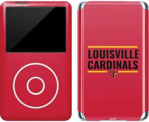 Skinit Calcomanía para reproductor de MP3 compatible con iPod Classic (6ª generación) 80 GB – Diseño de rayas con licencia oficial de College