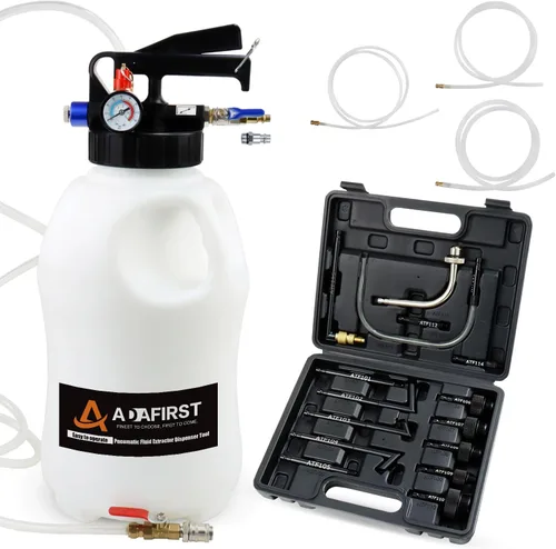 Kit de bomba de transferencia de fluidos de transmisión, extractor de fluido neumático de 10L y herramienta dispensadora con adaptador para llenado