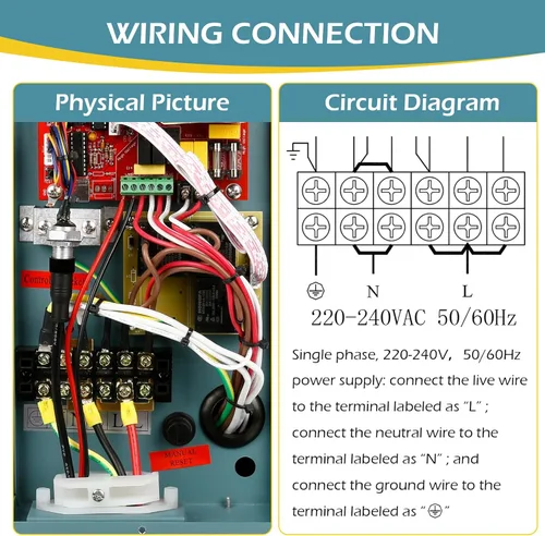 Vista 6 de Dyna-Living Steam Shower Generator Kit System, 6KW Home Steam Bath Sauna Spa Generator, Steam Head + Self-draining System, LED Controller,for
