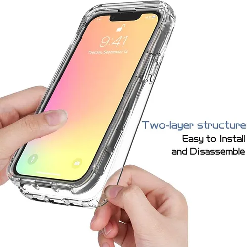 Vista 33 de Funda para iPod Touch 7, cristal transparente, no amarillea, resistente, suave, TPU de doble capa, resistente a prueba de golpes, funda transparente