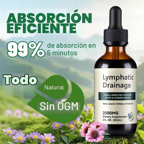 Vista 2 de Gotas de drenaje linfático orgánico