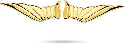 Vista 6 de 1 par de calcomanías de coche con alas de ángel, halcón, águila, emblema de coche, calcomanía de metal para insignia 3D, calcomanías para Cromo