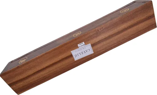 Vista 4 de Quemador de incienso de madera hecho a mano tallada de alta calidad con incrustaciones de latón de elefante, compartimento de almacenamiento oculto