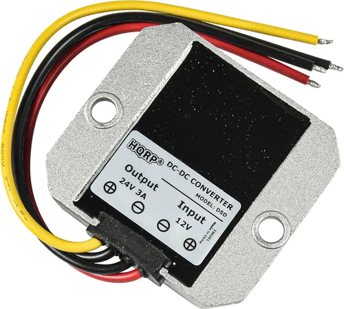 Vista 4 de HQRP Convertidor de aumento de corriente continua de 12 V de hasta 24 V 3 A, regulador de voltaje de 72 W, convertidor de corriente continua