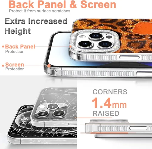 Vista 245 de I-MGAE-IN-AR - Funda diseñada para iPhone 12 y 12 Pro, diseño de mariposa plateada brillante, funda protectora de poliuretano termoplástico, suave