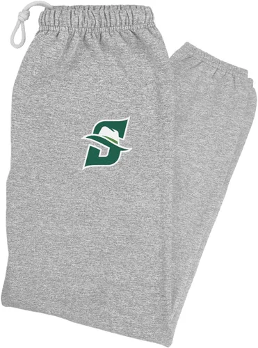 Vista 165 de LOGOVISION Pantalones deportivos, jogger para hombre con logotipo primario colegial, colección Heather atlética