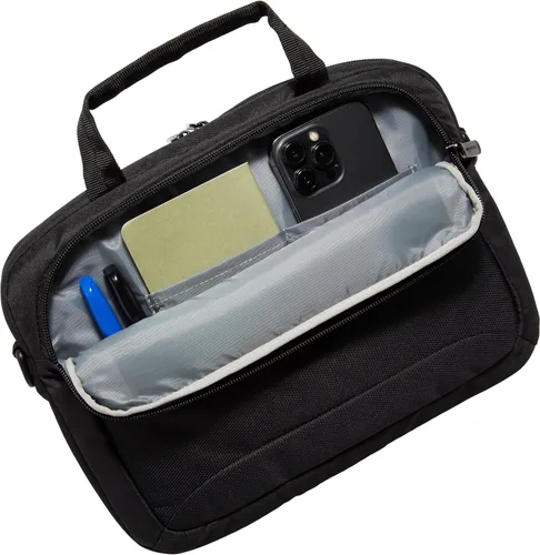 Vista 4 de Yaxa Basics - Funda de transporte para laptop con correa de hombro, 1 unidad, 11.6 pulgadas, negro