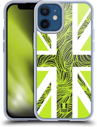 Vista 333 de Head Case Designs Blue Gingham Union Jack Collection - Funda de gel suave compatible con Apple iPhone 7 Plus/iPhone 8 Plus