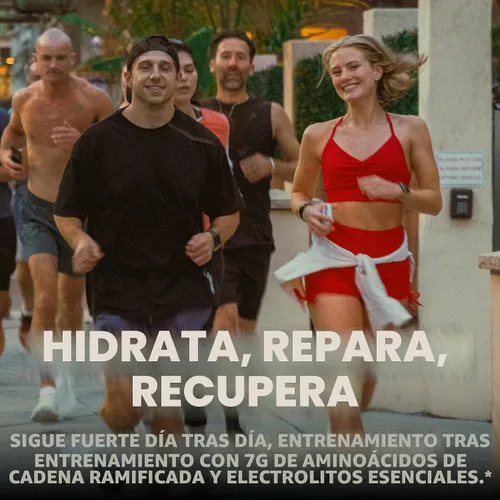 Vista 7 de Xtend Polvo Original BCAA, 7g de BCAAs y 2.5g de L-Glutamina para la Recuperación Muscular, Hidratación y Músculo Delgado, Bebida Sin Azúcar