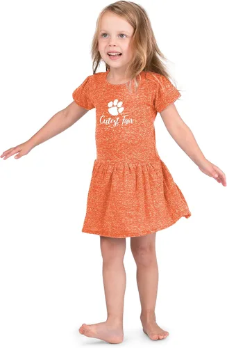 Vista 18 de Little King NCAA Knobby - Vestido para niñas pequeñas, tallas 2T, 3T y 4T