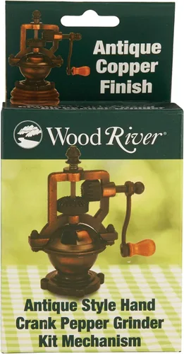 Vista 3 de Woodriver Kit de proyecto - Mecanismo antiguo de molinillo de pimienta de manivela