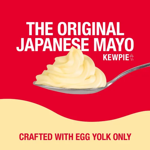 Vista 4 de Kewpie Mayonesa, botella exprimible de sándwich de mayonesa, estilo japonés, tubo de 12 onzas (paquete de 1)