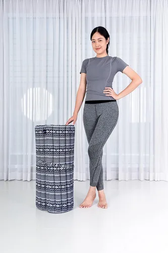 Vista 702 de Leewadee colchón tailandés enrollable para cama de invitados, tapete de yoga, para masaje tailandés, ecológico, orgánico y natural.