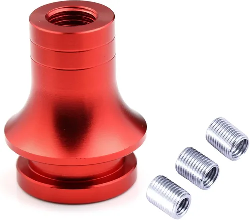 Vista 7 de Perillas de engranaje, retenedor de maletero, conector M12 x 1.25 con 3 adaptadores de rosca M8X 1.25, M10X 1.5, M10X 1.25 (negro)