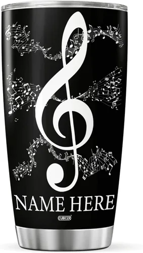 Vista 9 de CUBICER Vaso de viaje personalizado con tapa aislada, taza de café Bigfoot Sasquatch, tazas de café con temática de pie grande, vasos de doble